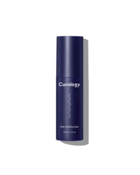 A bottle of Curology's moisturizer.